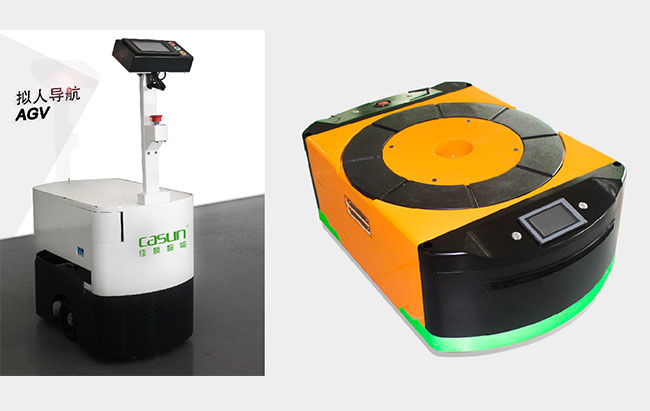 Warehouse Natural Guided AGV , Automated Guided Vehicles With Superior Flexibility