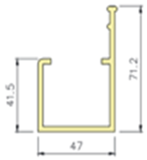 High Performance PVC Placon Linear Guide Rail For Lean Production Line