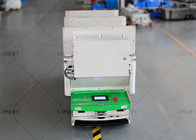 Roller Docking Omni Directional Tunnel AGV Robot Mobile Rail Guidance For Cargo Movement