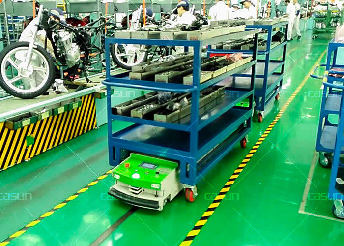 Single Way Tunnel Type Agv Automated Guided Vehicle Robot 10mm Guiding Accuracy