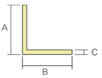 Lean Production Line Linear Guide Rail PVC Material 50x50x4mm Dimension