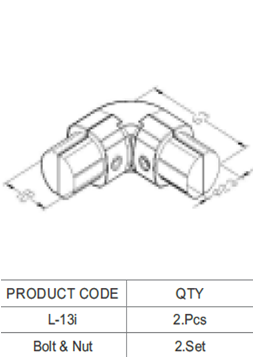 90 Degree Aluminium Pipe Joiners High Precision For Internal Grab Connection