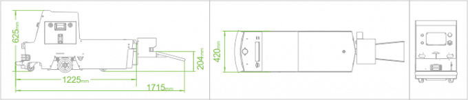 AGV Automated Guided Robot , Automated Guided Tugger High Guiding Accuracy