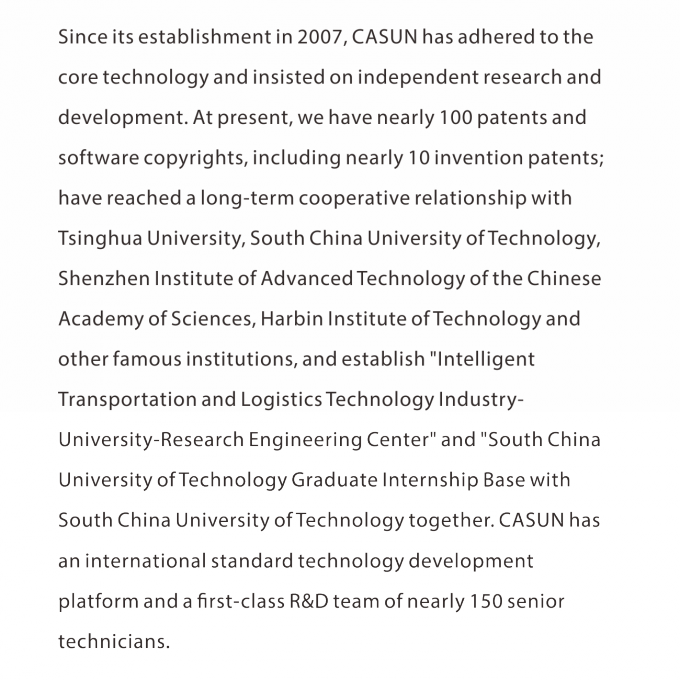Shenzhen Casun Intelligent Robot Co., Ltd.