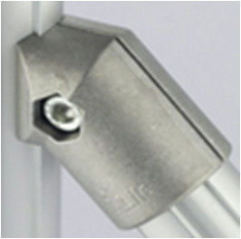 External Grab Connection Aluminum Tube Connectors Easy Installation