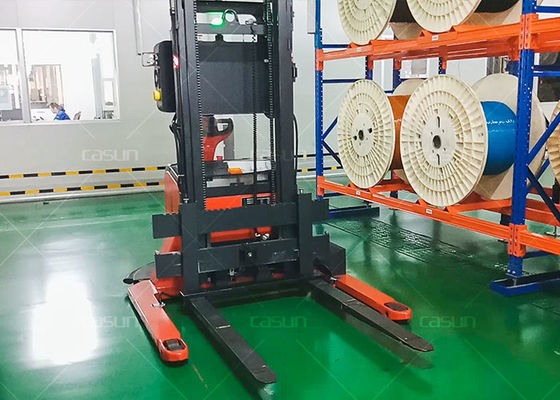 Auto Charging Laser Guided Forklifts With Laser Obstacle Sensor 2.9m Lifting