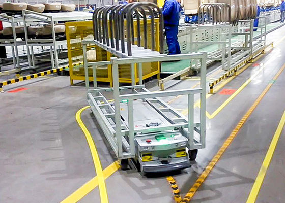 Unmanned Automated Guided Vehicle , Automated Guided Robots AGV For Home Appliance Industry