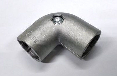 L type Aluminium connector external connected to Aluminum Tube