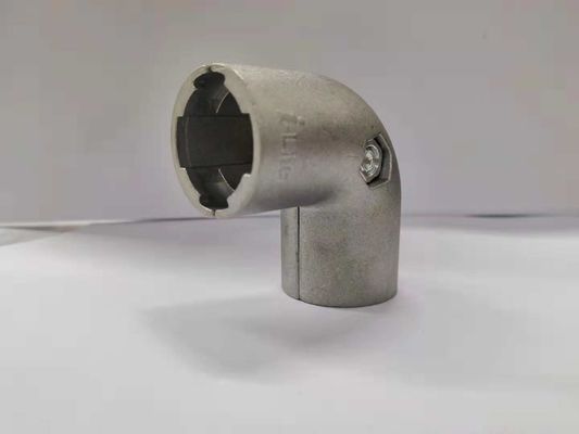 L type Aluminium connector external connected to Aluminum Tube