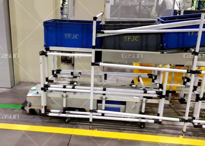 Magnetic Guidance Unidirectional Tunnel AGV Auto Guided Vehicle Carry Type