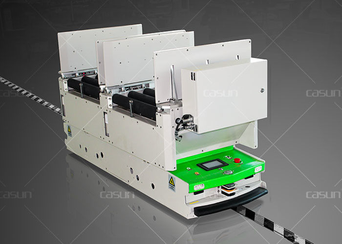 Flexible Omni Directional Roller Conveyor AGV Smart Cart Auto Docking With Roller Platform